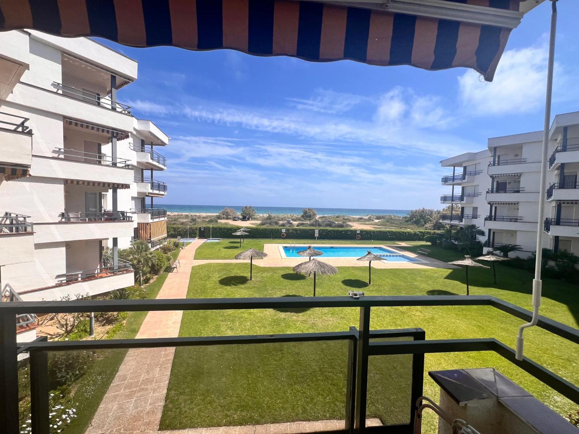 Apartamento completo frente al mar Creixell Esterno foto